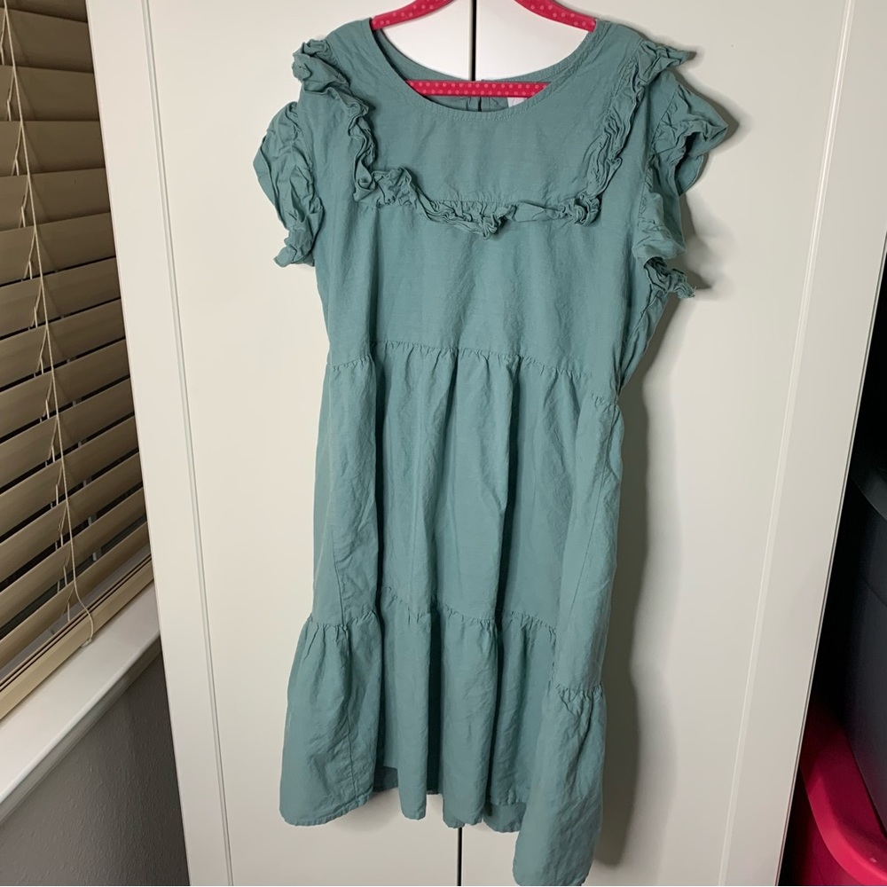 Girl’s Wonder Nation Ruffled Prairie Dress